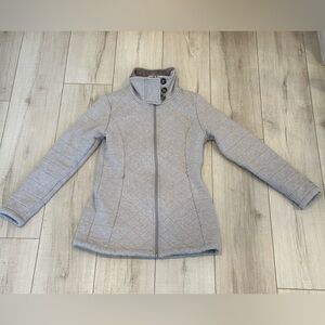 North Face Women's Quilted Gray Jacket S